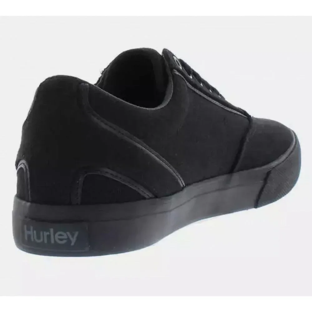 Hurley 8 Sneaker Men Arlo Canvas Lace-up Casual Shoes Classic Black Athleisure